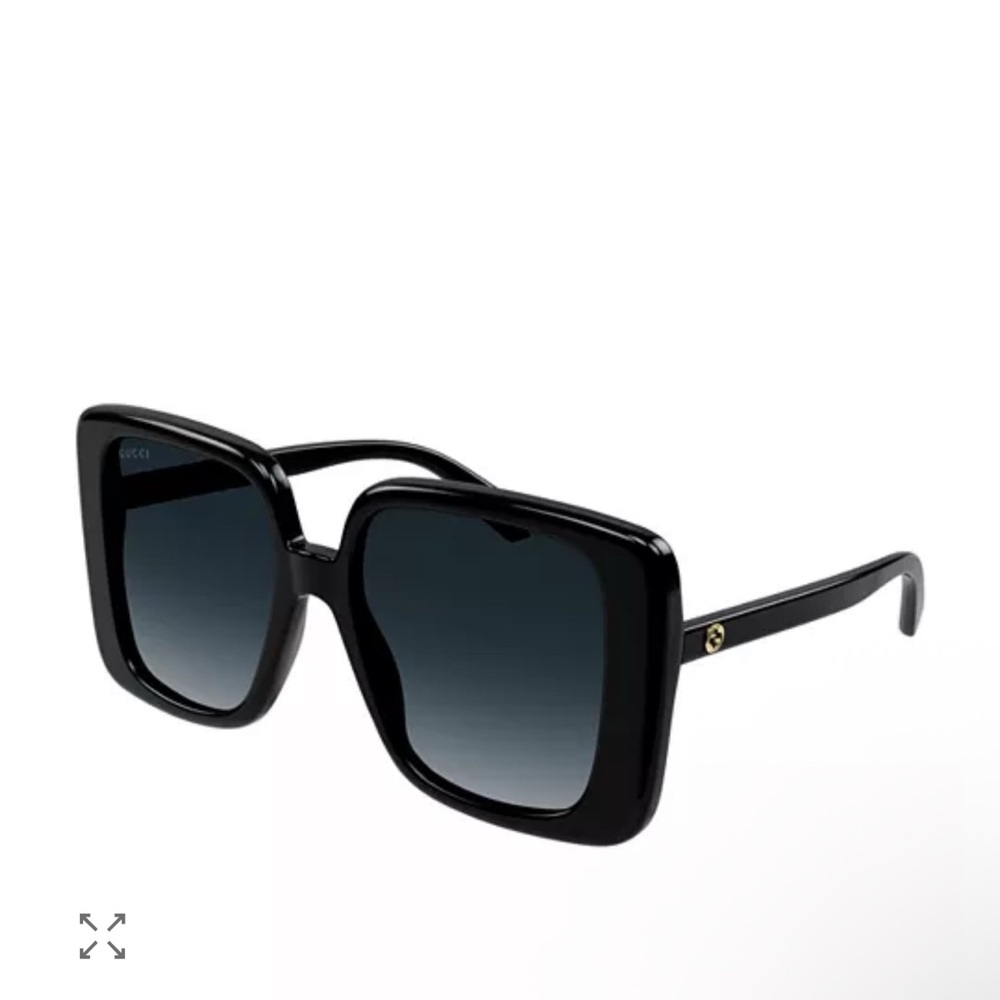 Gucci Black Oversized Sunglasses
